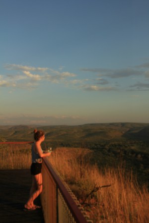 Lookout at sunset